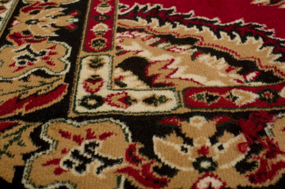 TEPPICH ATLAS Beige Rot 300/400 cm - Beige/Rot, Textil (300/400cm) - Tapiso