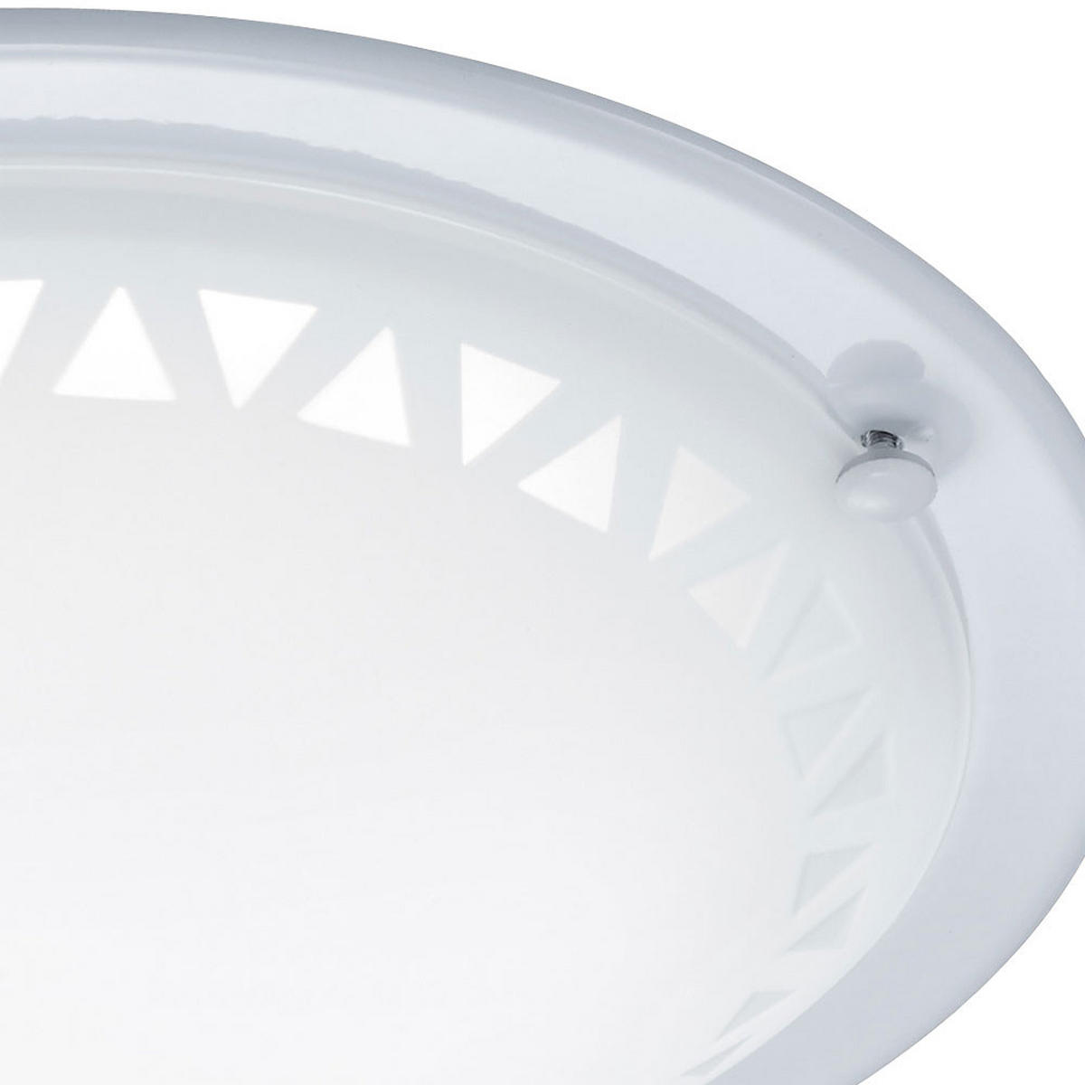 LED DECKENLEUCHTE Pacco Weiß satiniert - Weiß, Glas (30/8/30cm)