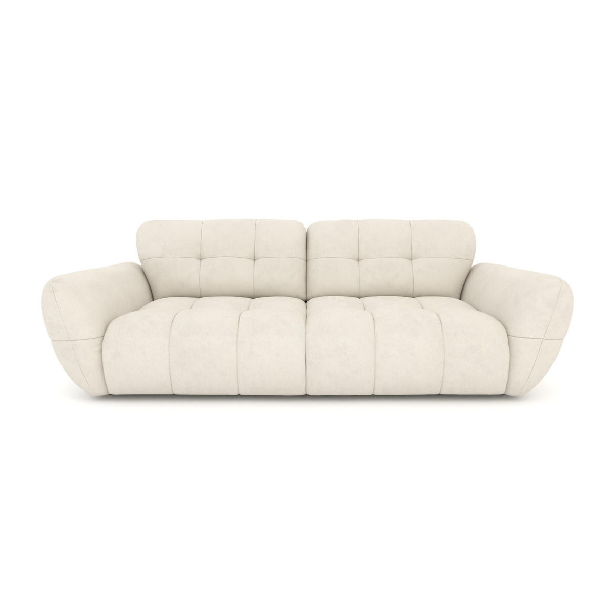 BIGSOFA Vannes Chenille Beige 272/134/68 cm - Beige, Kunststoff/Textil (272/68/134cm) - foamnova