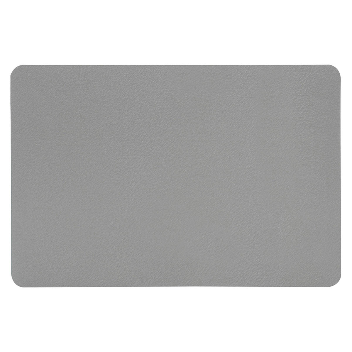 PLATZSETS, 10 Stück, Kunstleder Grau - 43 x 29 cm - Grau, Kunststoff (43/29/0.18cm) - Kesper