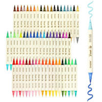 ACRYLSTIFTE 120er Set Doppelspitze Pinselstifte - Multicolor, Kunststoff (4/30.5/18.5cm)