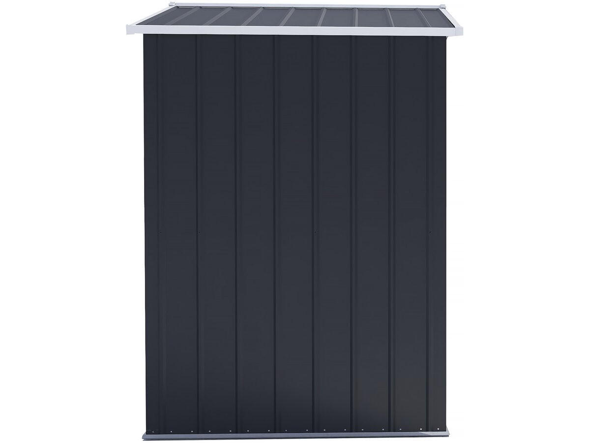 METALL-GARTENHAUS boston Grau - Grau, Metall (118/196/184cm) - Habitat Garten