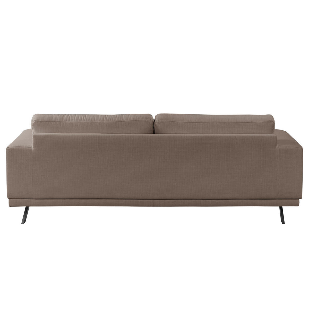 3-SITZER SOFA - Strukturstoff - Grau, Textil (236/81/89cm) - home24