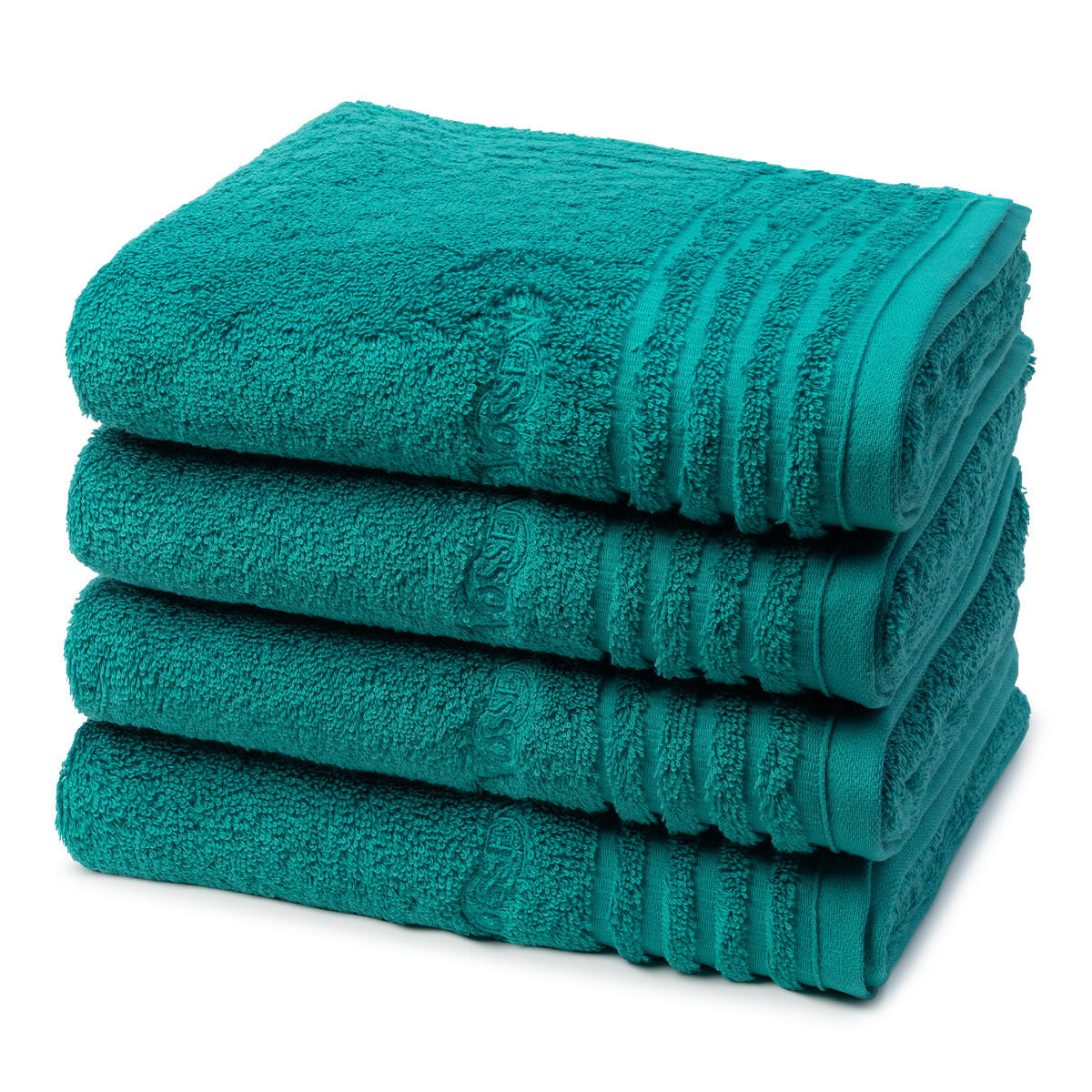 HANDTUCH Vienna Style Supersoft 4er-Set - Pastellblau, Textil (50/100cm) - Vossen