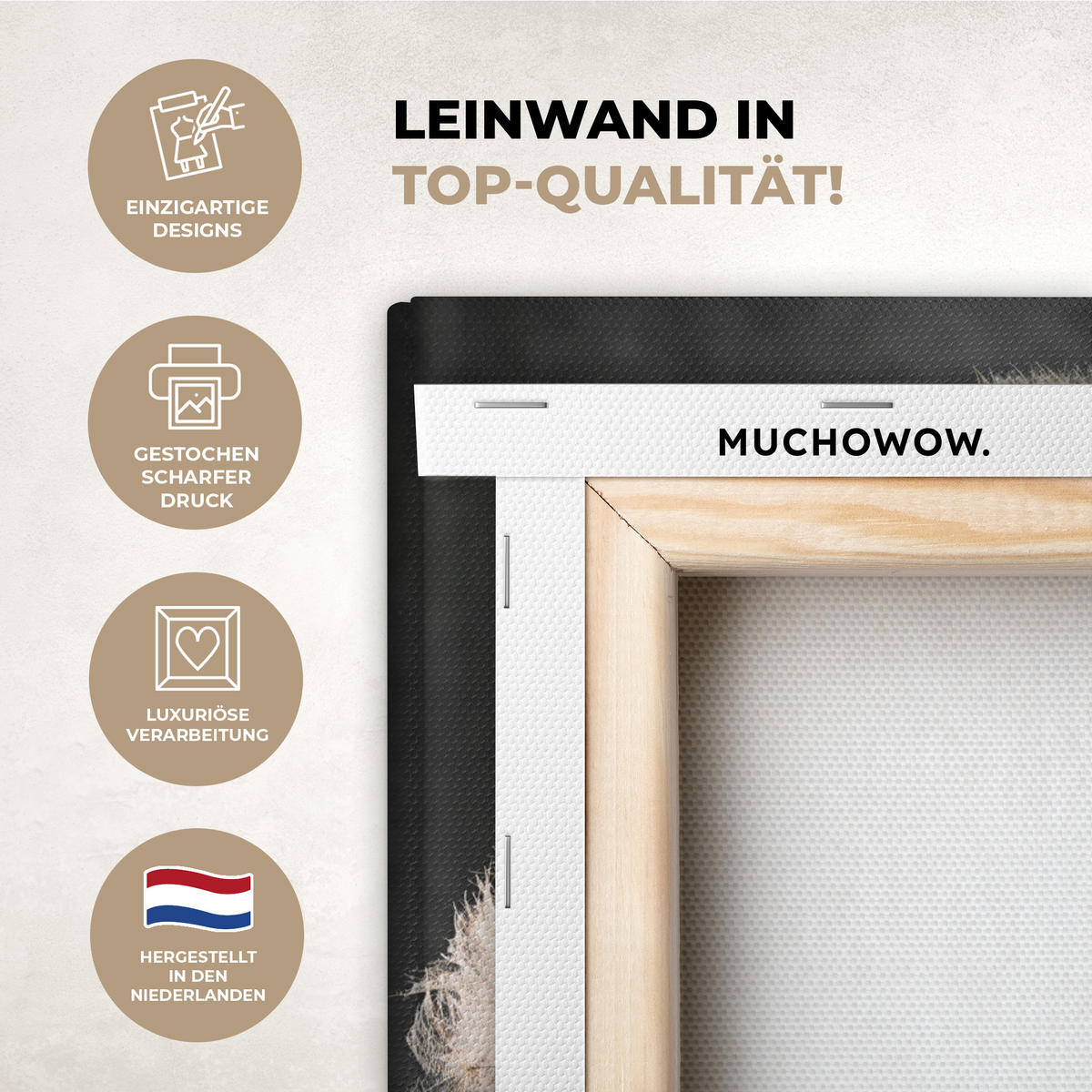 LEINWANDBILD Blumensamen - Löwenzahn - Vase - Stilleben - Blumenstrauß Room Decor 30x40 cm - Dunkelgrau, Textil (30/40cm) - MuchoWow