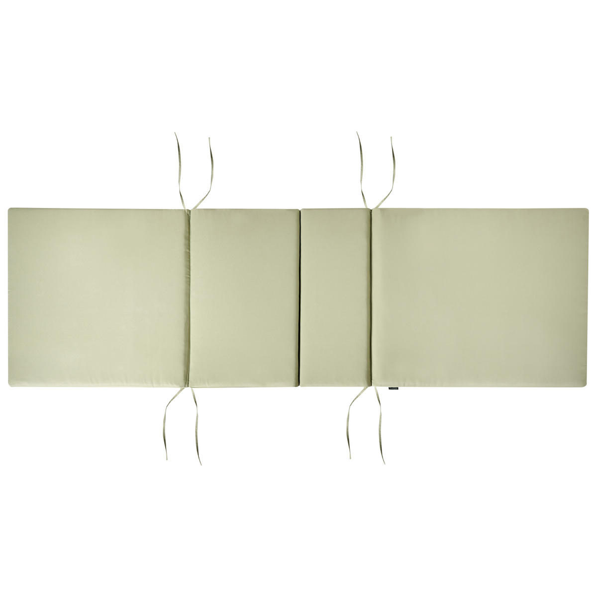 LIEGENAUFLAGE Grün 58/189 cm Toscana/Java/Amantea Premium - Grün, Textil (189/5/58cm) - Beliani