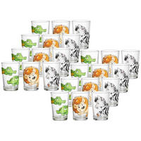 KINDERGLÄSER Happy Zoo bunt 205 ml 24er Set - Multicolor, Glas (0.205L) - Ritzenhoff Breker
