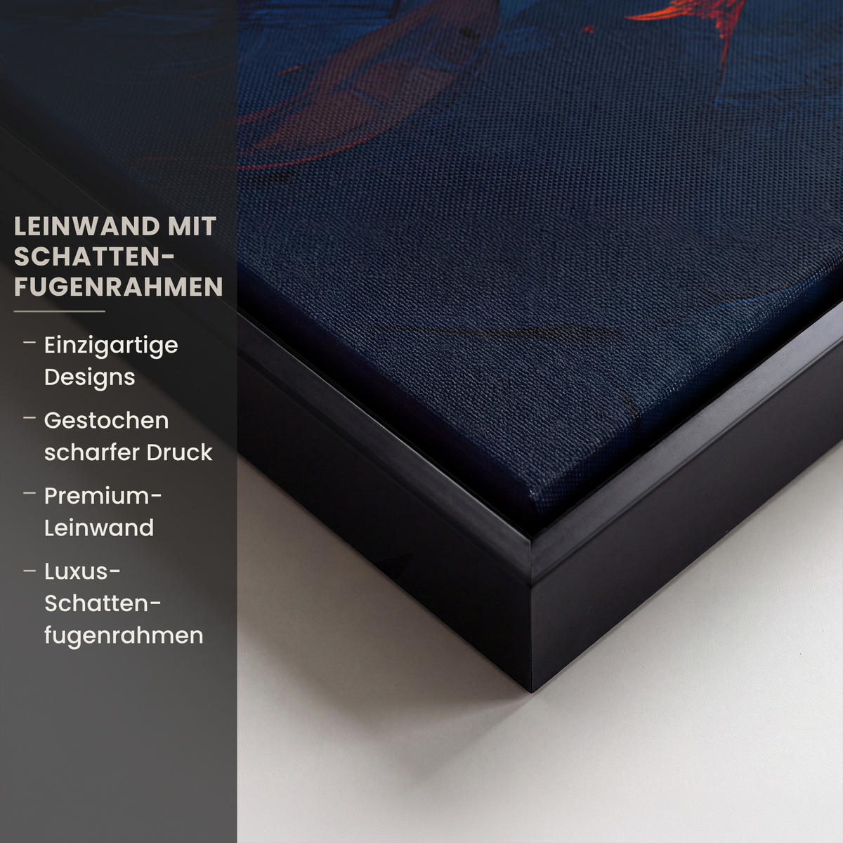 LEINWAND Bilder mit Rahmen - Meer - Fische - Bunt - Dynamisch - 40x60 - Hellblau, Textil (40/60cm) - MuchoWow
