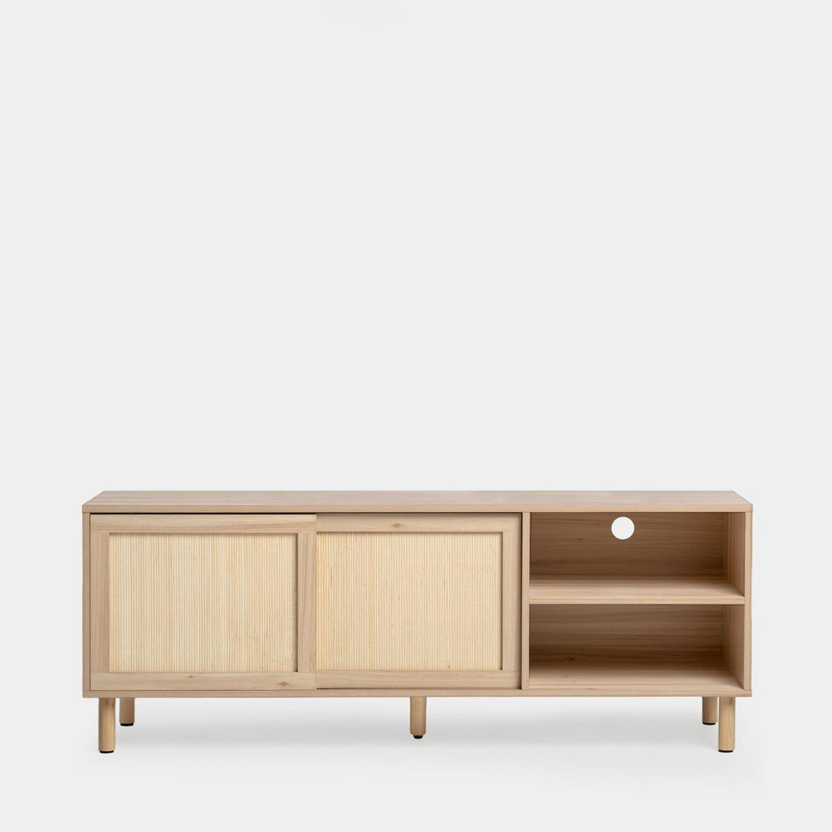 TV-ELEMENT Timor Natürlich 140 cm x 54 cm - Naturfarben, Holzwerkstoff (140/54/40cm)