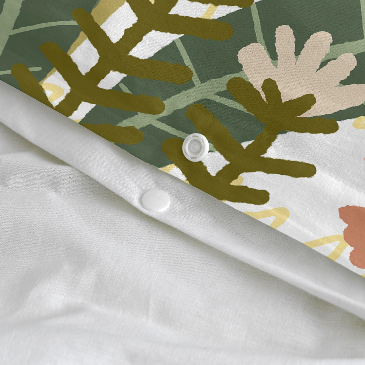 BETTBEZUG 2er-Set teiliges jungle life 135/140x200 cm (standardgrösse) mehrfarbig - Multicolor, Textil (140/200cm) - Happy Friday