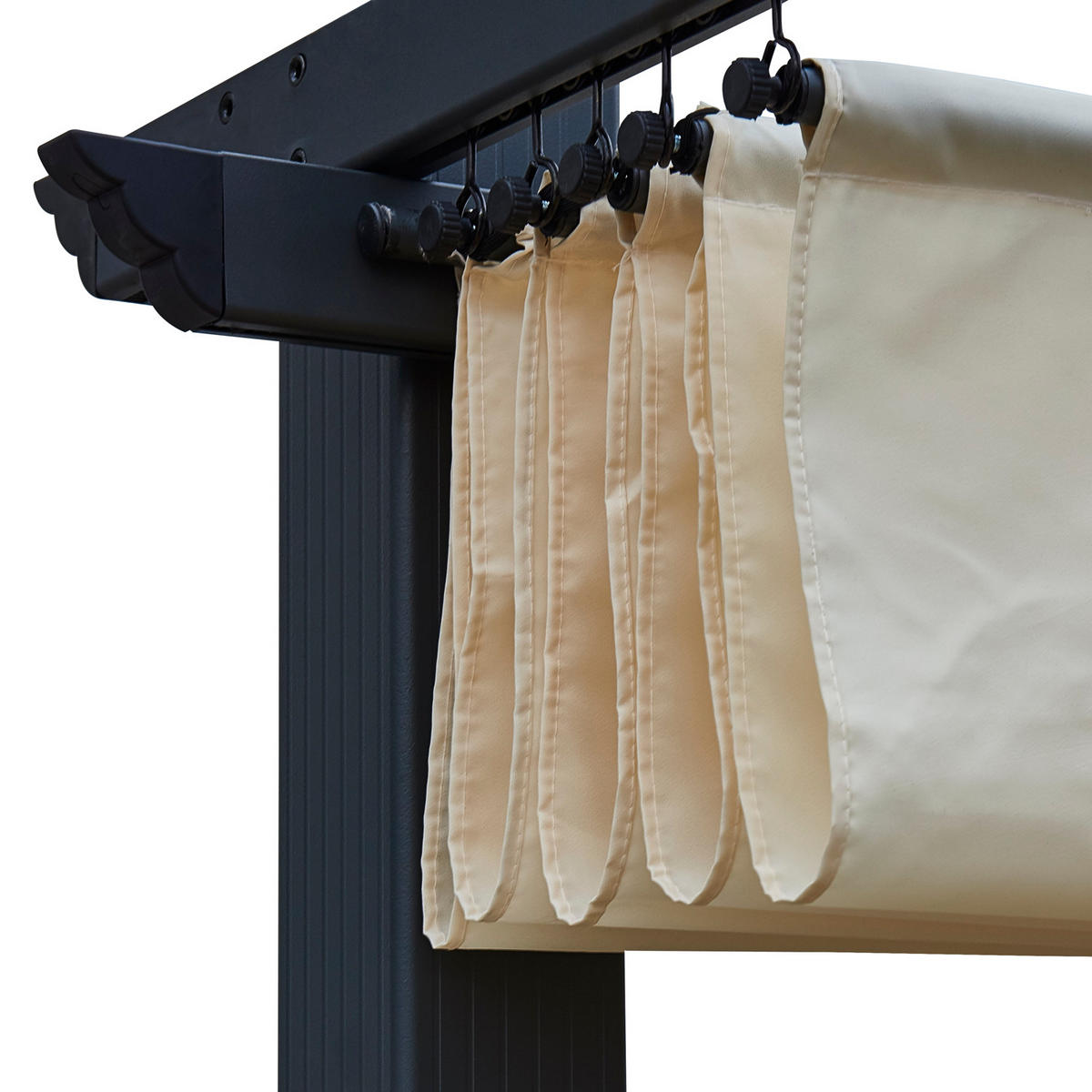PERGOLA Cassis Beige 300/300 cm - Beige, Textil (298.5/221.5/305cm) - Happy Garden