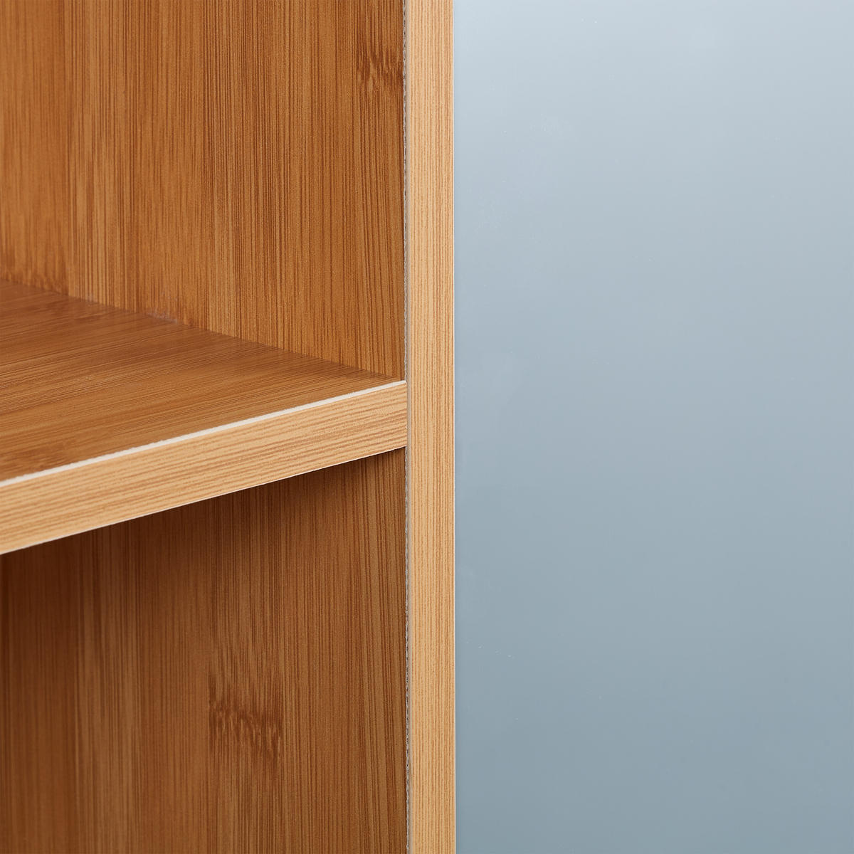 SPIEGELSCHRANK - Hellbraun, Glas/Holz (54.5/45/20cm) - Relaxdays