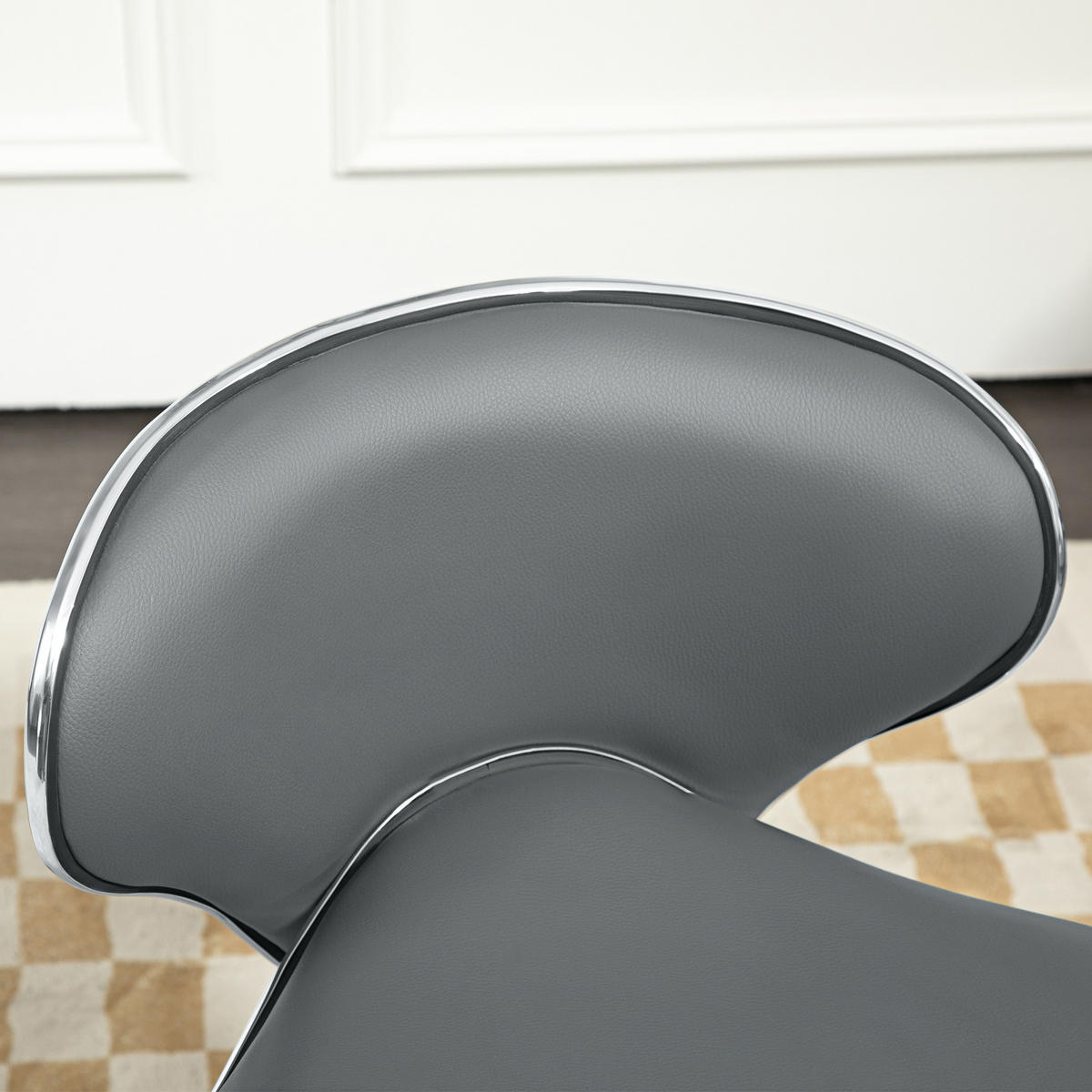 BÜROHOCKER DE-18036 höhenverstellbar 44-56 cm, Sattelform Grau - Grau, Metall (48/74/44cm) - ComfortXL