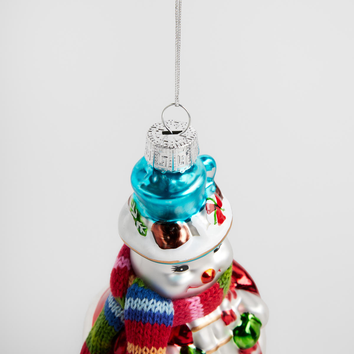 GLASKUGEL Lumiko, Mehrfarbig, 7 x 7 x 13 cm, Dekorative Weihnachtsdeko - Multicolor, Glas (7/7/13cm) - home&you