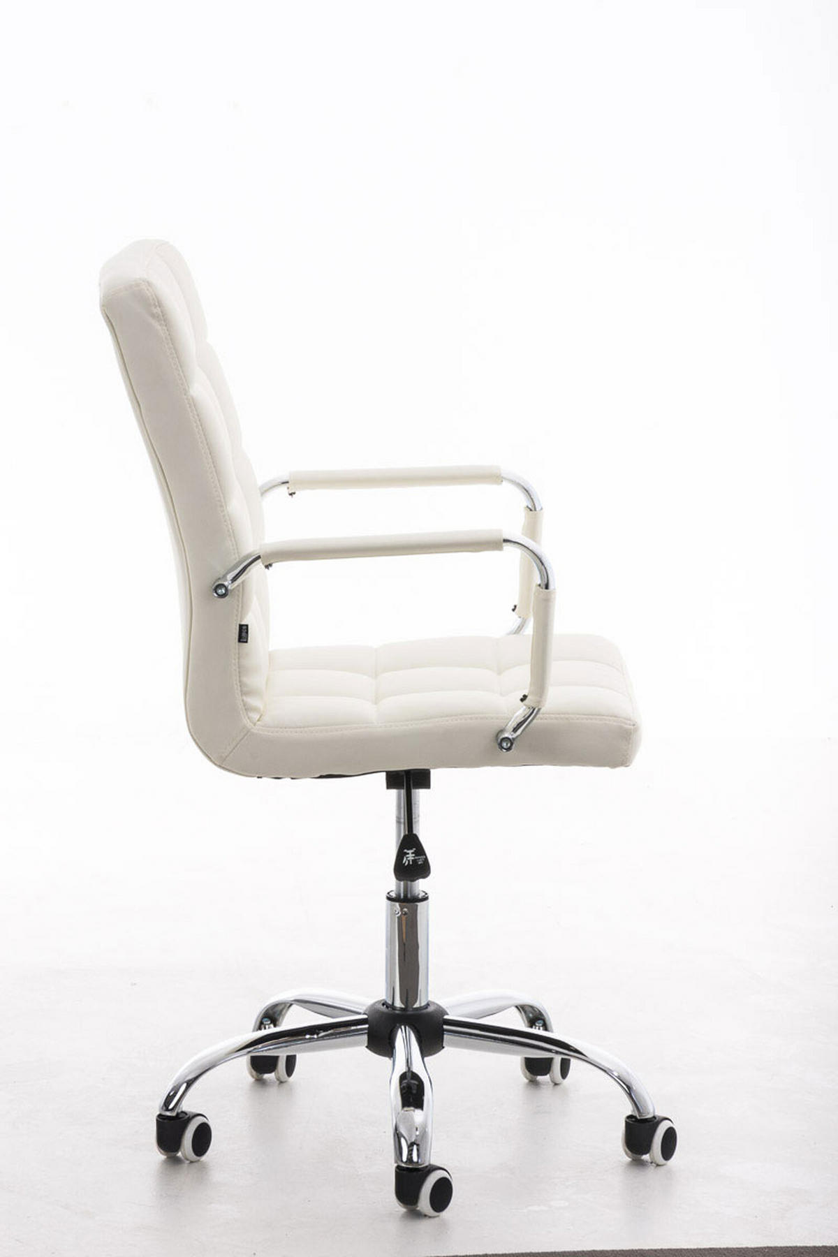 BÜROSTUHL Deal V2, Kunstleder Weiß - Weiß, Textil/Metall (54/101/59cm) - TPFLiving