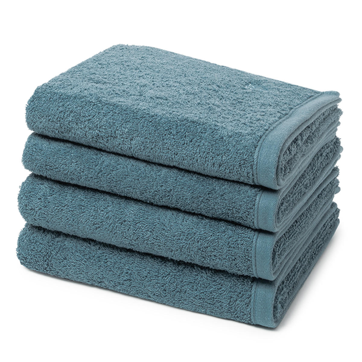 HANDTUCH Vita 4er-Set - Dunkelgrün, Textil (50/100cm) - Ross