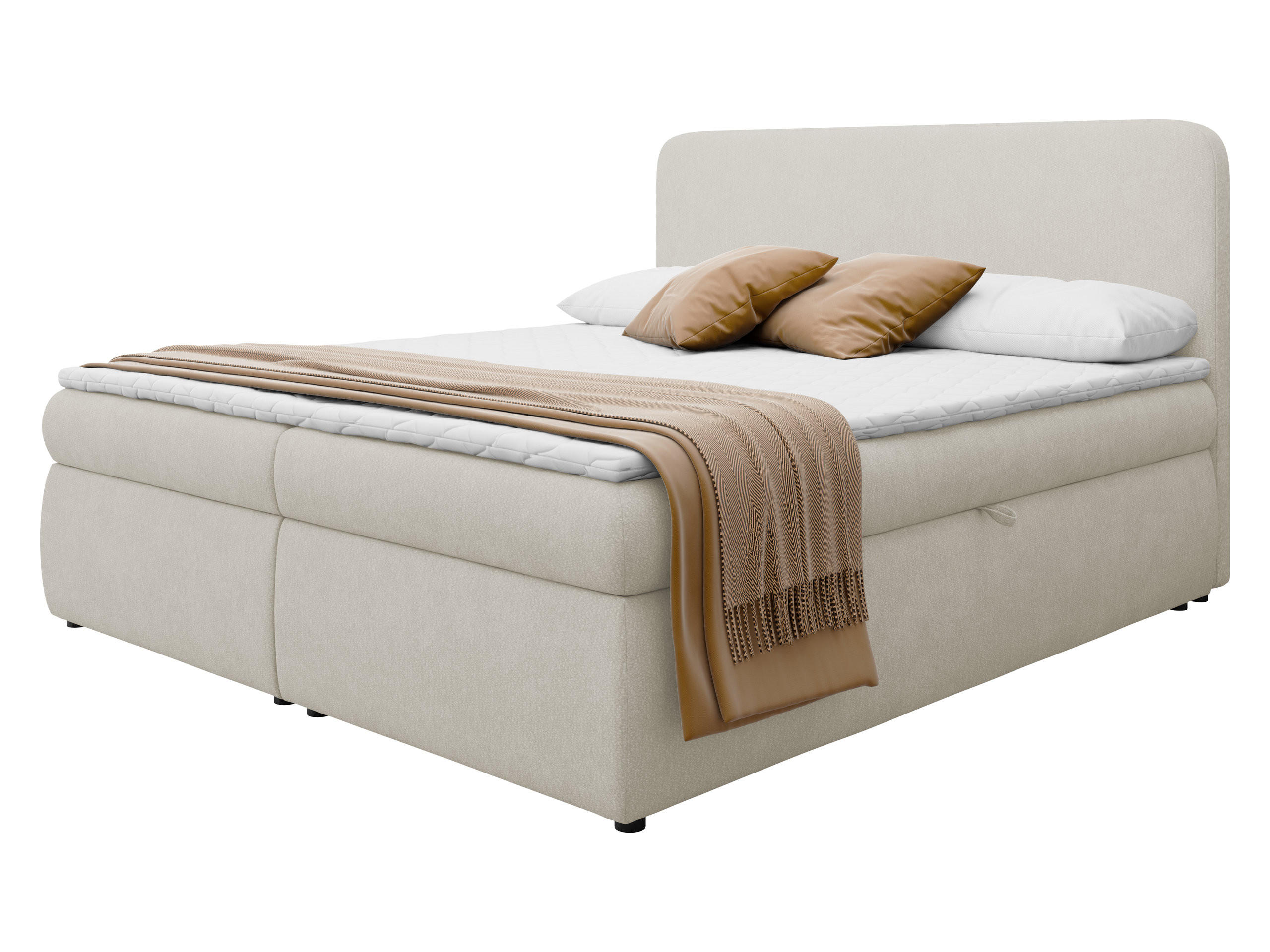 Mirjan24 Boxbett Cappuccino 160x200 cm