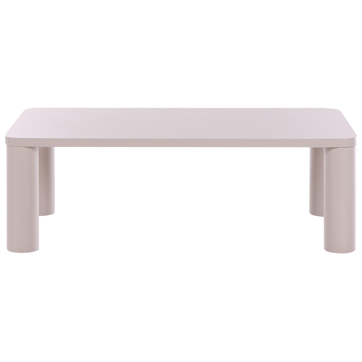 KONFERENČNÍ STOLEK Taupe Yentna - béžová/šedohnědá, kompozitní dřevo (120/60/40cm) - Beliani