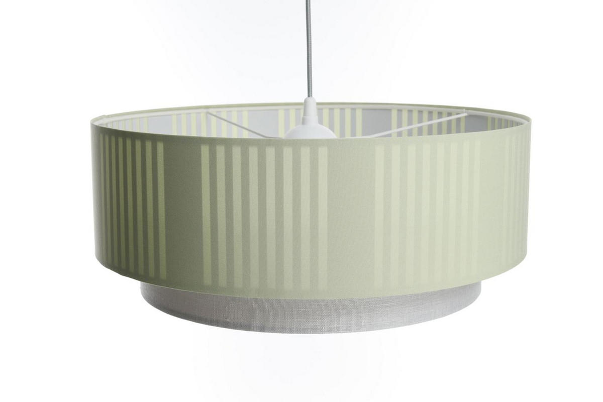 HÄNGELEUCHTE Grün 70/98 cm - Weiß/Grün, Kunststoff (28/1.2/98cm) - ONZENO