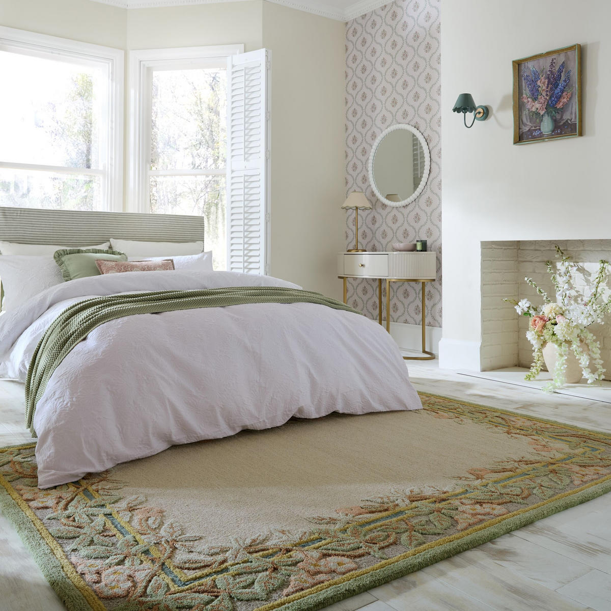 WOLLTEPPICH SOAR, floral, aus Wolle, Bunt, 160 x 230 cm - Multicolor, Textil (230/160cm) - KADIMA DESIGN