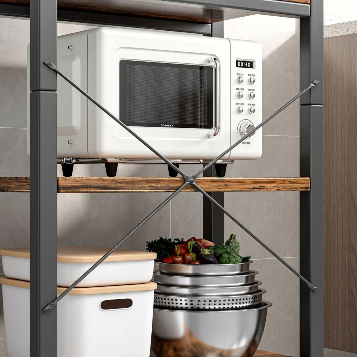 BÜCHERREGAL, braun 40/30/154cm - Braun, Holzwerkstoff (40/154/30cm) - Rebiko