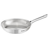 BRATPFANNE A69506 28 cm Edelstahl Induktion Silber für alle Herdarten - Silberfarben, Metall (28cm) - Tefal