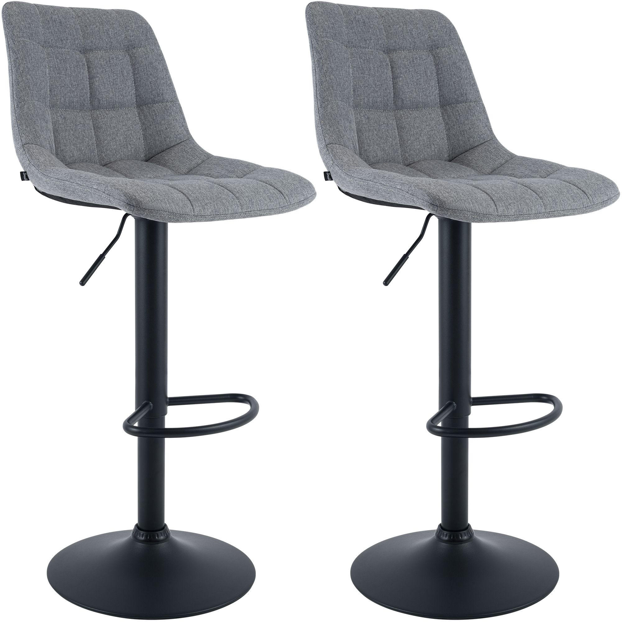 CLP Barhocker Grau 44x87x50 cm