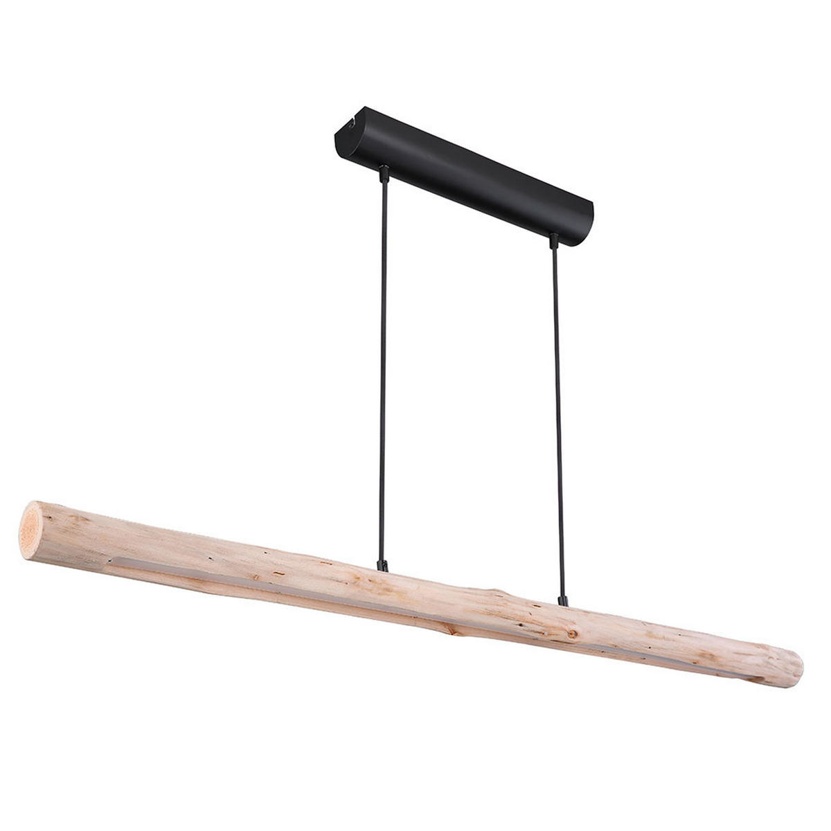 LED HÄNGELEUCHTE Holz Braun - Braun, Holz (120/7/150cm) - Globo Lighting