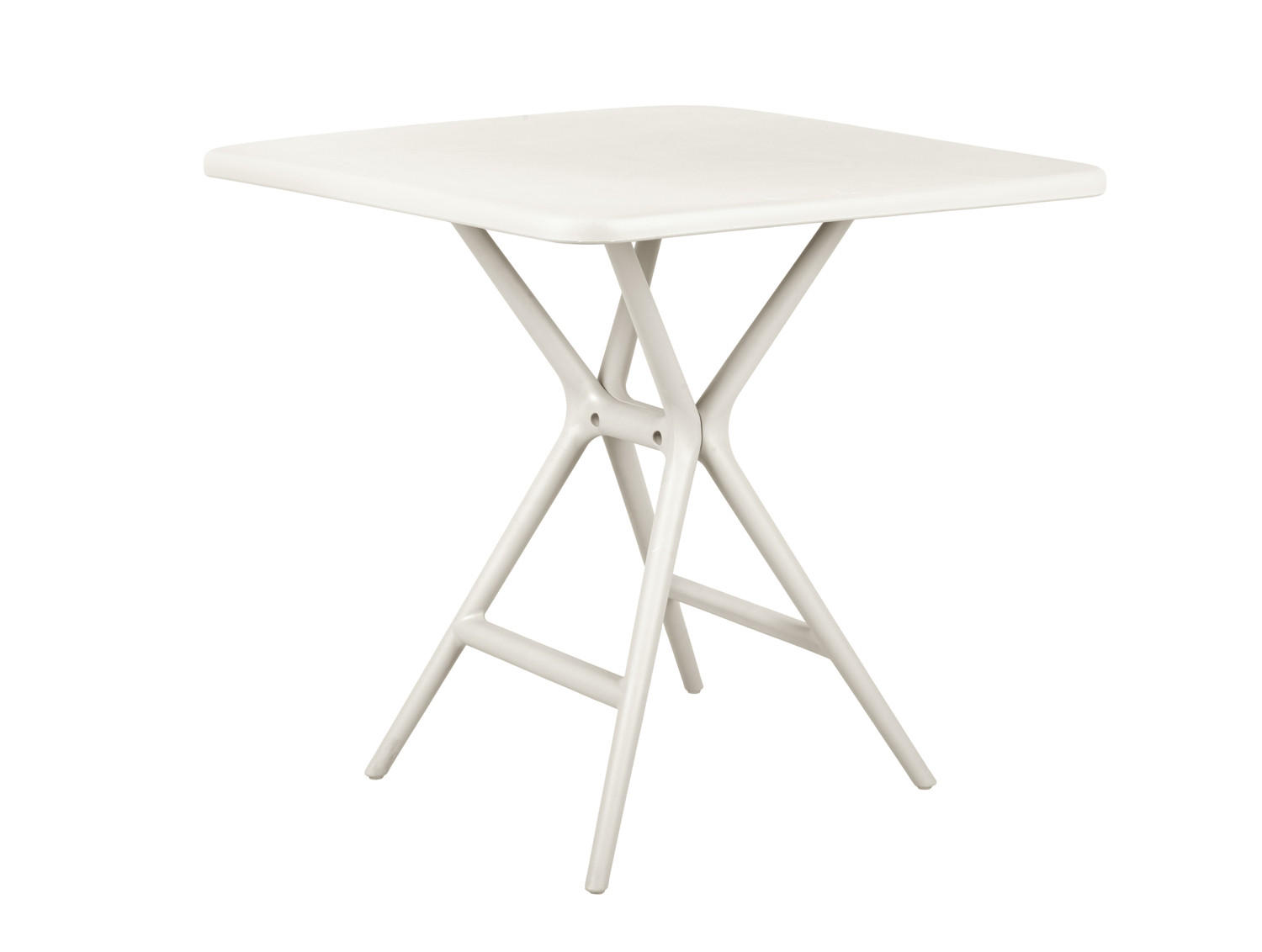 BEISTELLTISCH Mirth 70/70/73 cm - Weiß, Kunststoff (70/70/73cm) - Leitmotiv