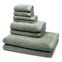 FROTTIERSET Superwuschel 8-teilig - Dunkelgrün, Textil (50/100cm) - MÖVE