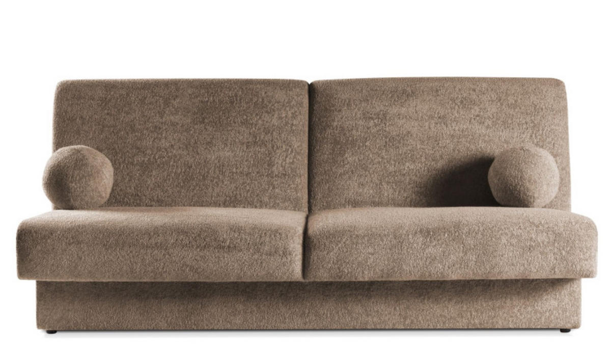 SOFA Beige Bergo Mit Schlaffunktion - Beige, Holzwerkstoff (199/91/91cm) - Sepro Meble