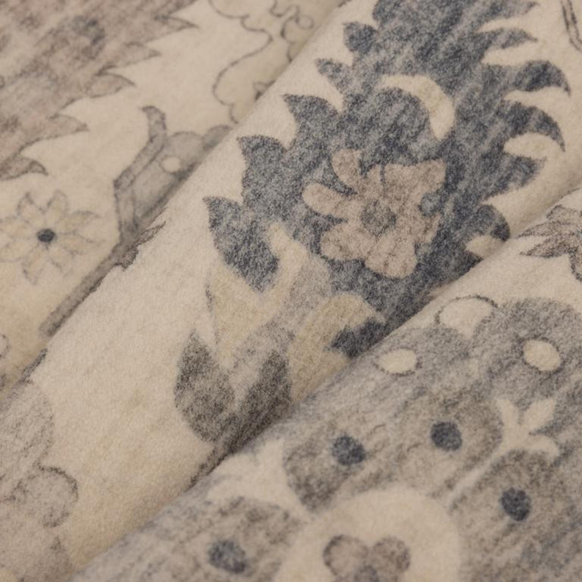VINTAGE-TEPPICH Mastic Beige/Blau 200x290 cm - Multicolor, Textil (200/290cm) - Vercai Rugs