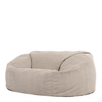 RIESENSITZSACK Flauschig Soul - Beige, Kunststoff (130/57/116cm) - icon