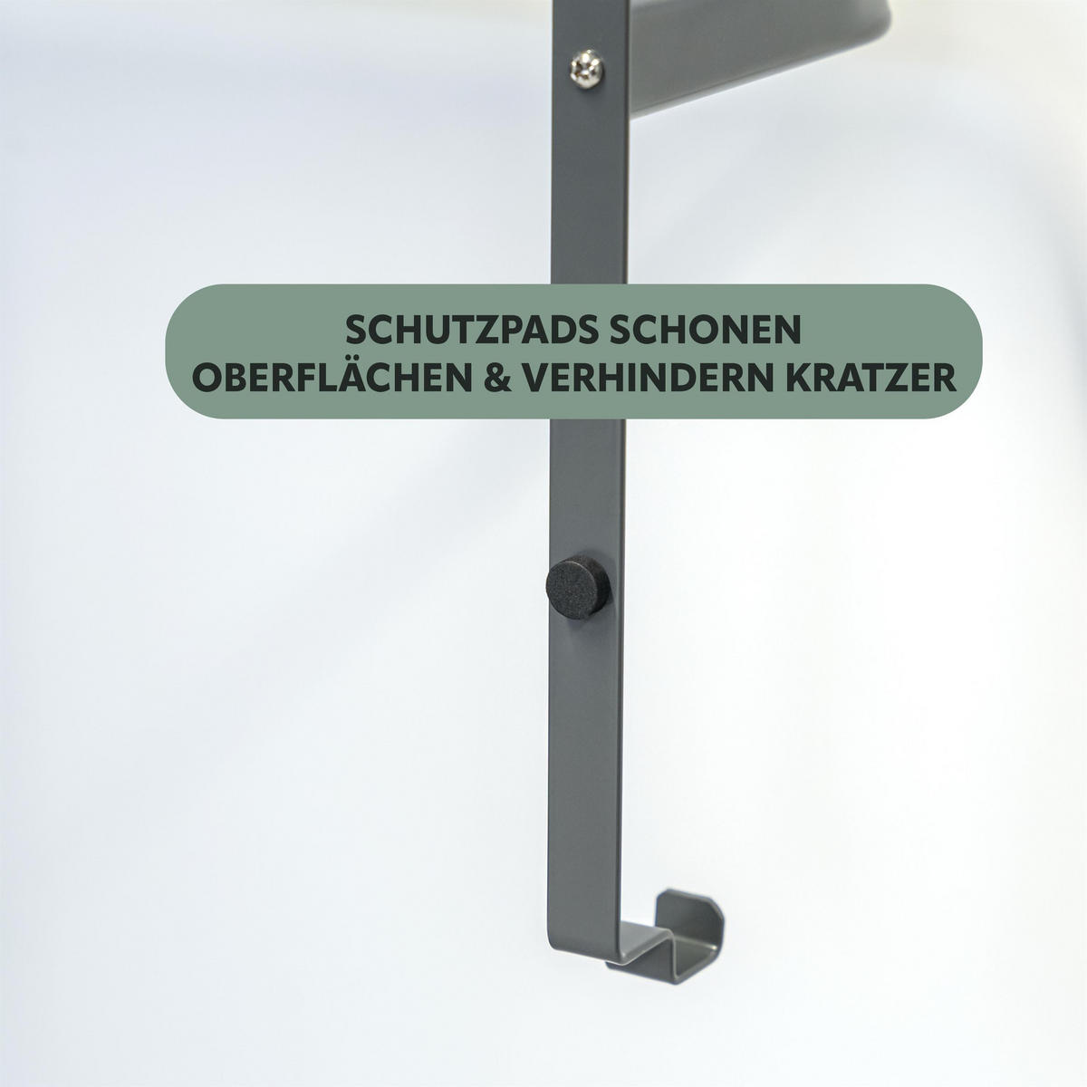 TÜR-HÄNGEREGAL, grau, Metall - Grau, Metall (65/86/17cm) - bremermann