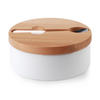 ZUCKERDOSE Basic Kitchen Cookini Weiß 14.7/14.7/6 cm Keramik - Weiß, Keramik (14.7/6cm) - Mondex