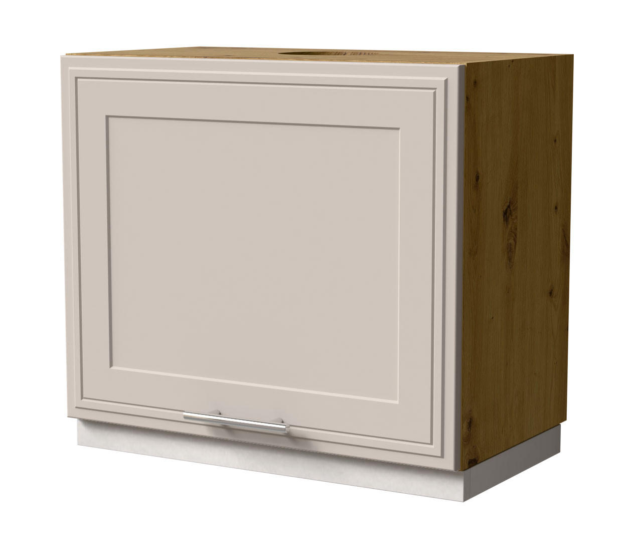 WRASENSCHRANK Salo W8/60 Eiche Artisan / Kaschmir Matt 60 / 32,5 / 50cm - Kaschmir/Eiche Artisan, Holz/Holzwerkstoff (60/50/32.5cm) - Feldmann-Wohnen