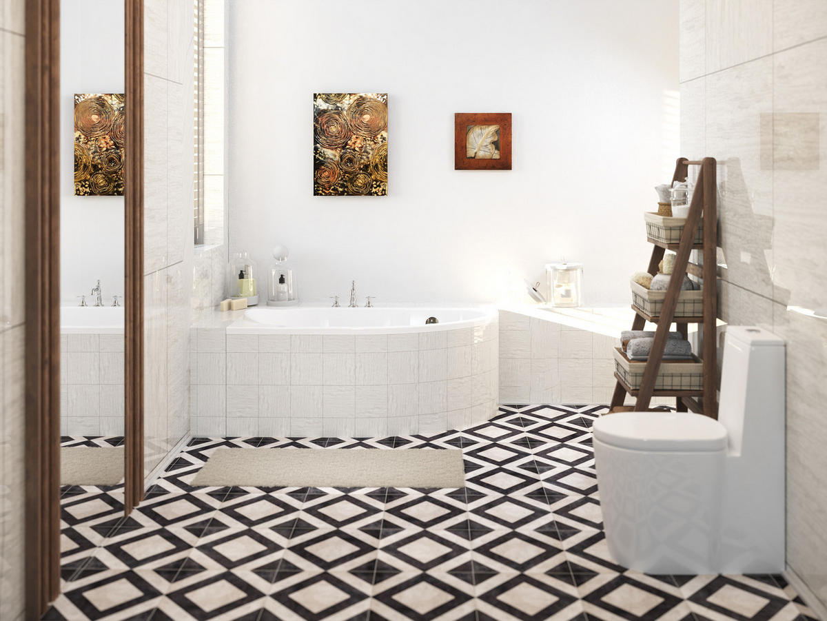 BADEWANNE Eckwanne MIKI 140/70 Rechts mit Styro Ablauf Füße - Weiß, Kunststoff (70/55.5/140cm) - bad land