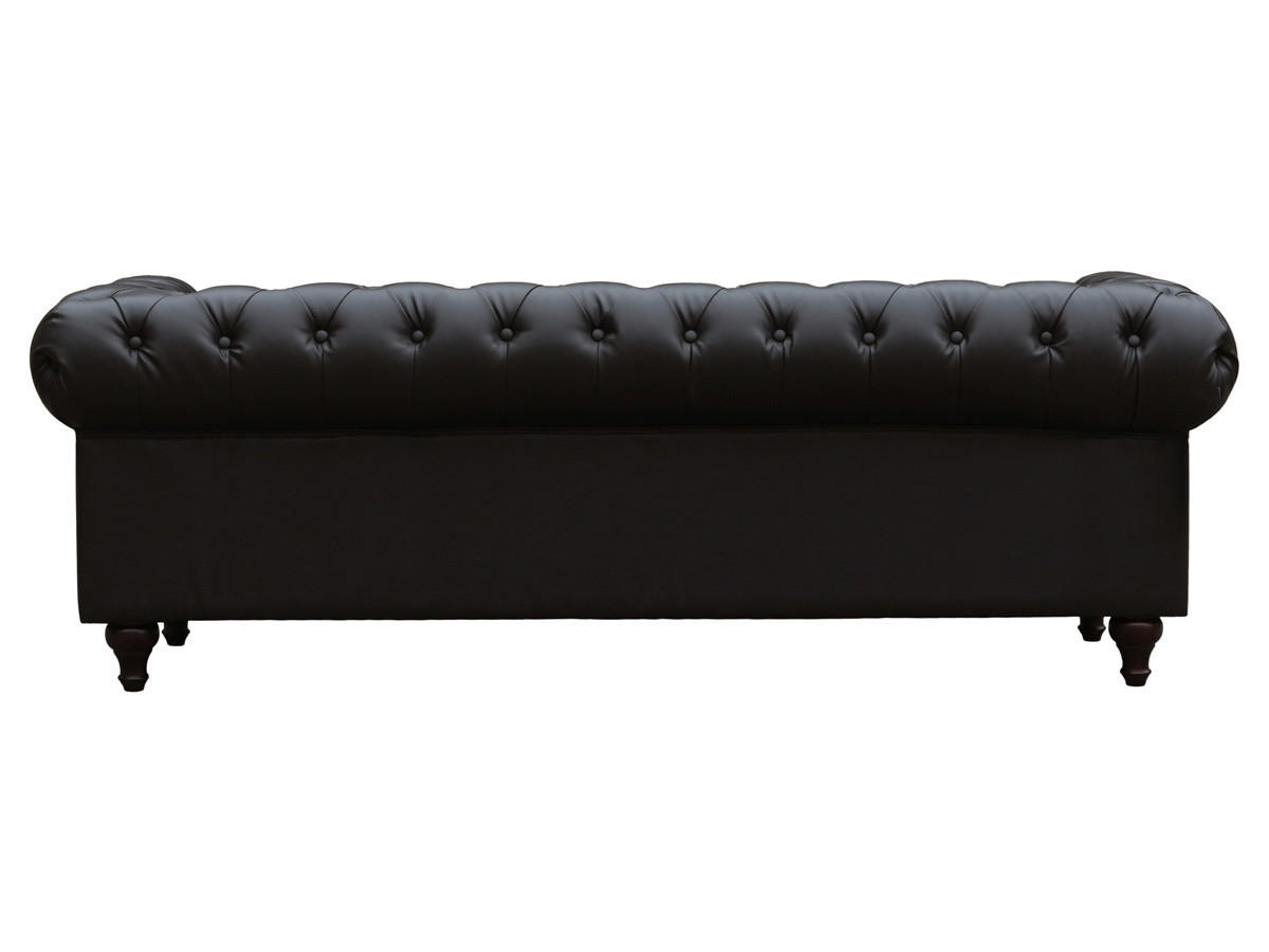 CHESTERFIELD-SOFA Aliza Braun - Braun, Textil (204/58/80cm) - Habitat Garten