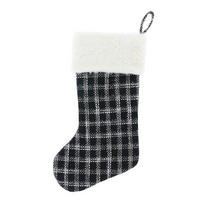 WEIHNACHTSSTRUMPF Helena - Schwarz - 50// cm - Schwarz, Textil (20/50/50cm) - Unique Living