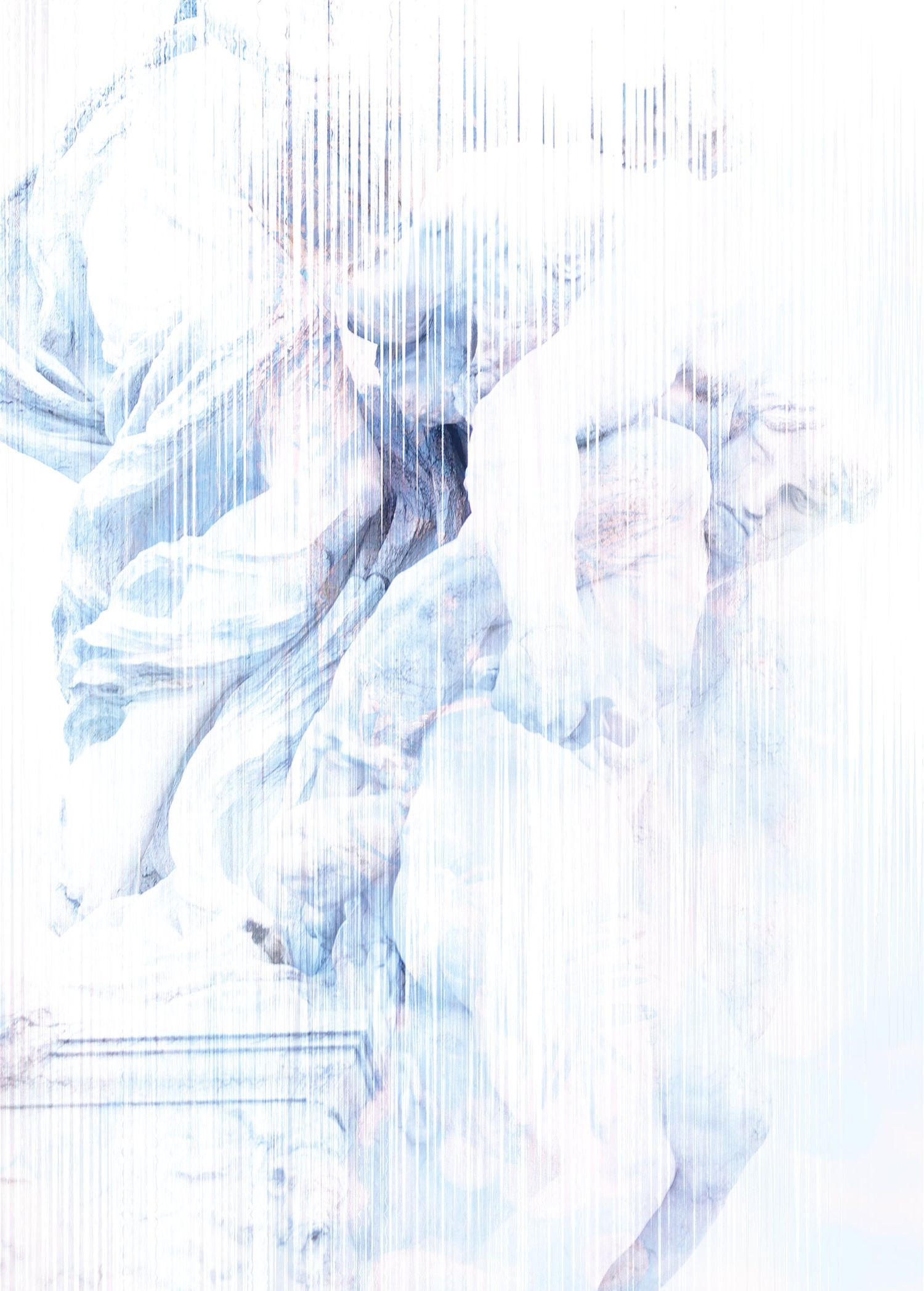 FOTOTAPETE Roma 200 x 280 cm - Blau, Papier (200/280cm) - Sanders & Sanders