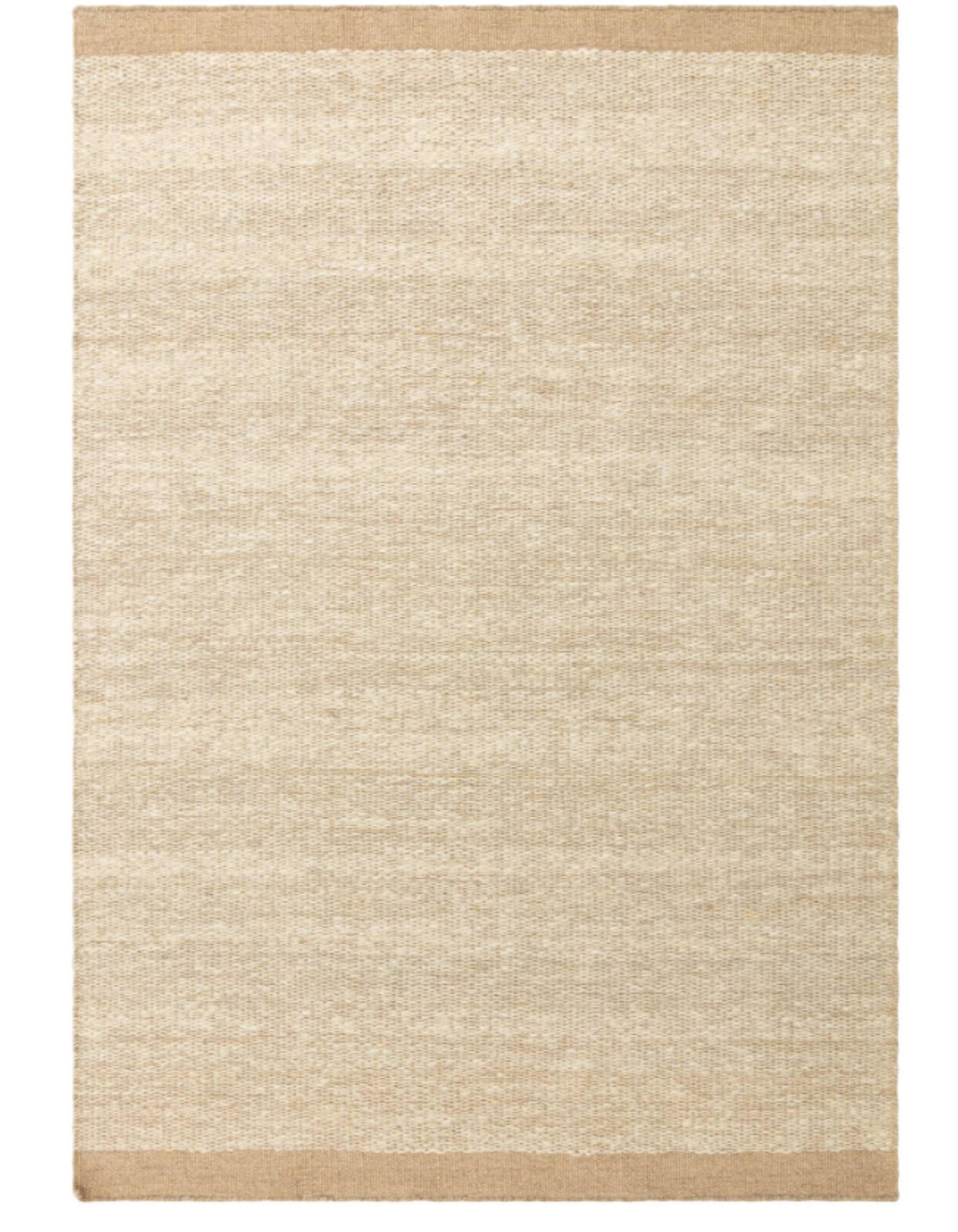 TEPPICH modern Wohn-/Schlafzimmer reine Wolle MALI Beige 160x230 cm - Beige, Naturmaterialien (160/230cm) - Novatrend