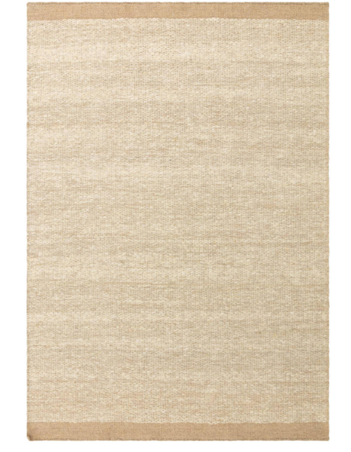 TEPPICH modern Wohn-/Schlafzimmer reine Wolle MALI Beige 160x230 cm - Beige, Naturmaterialien (160/230cm) - Novatrend