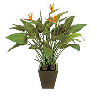 KÜNSTLICHE Strelitzia - Charlotte 130 cm - Grün, Kunststoff (130cm) - aplanta