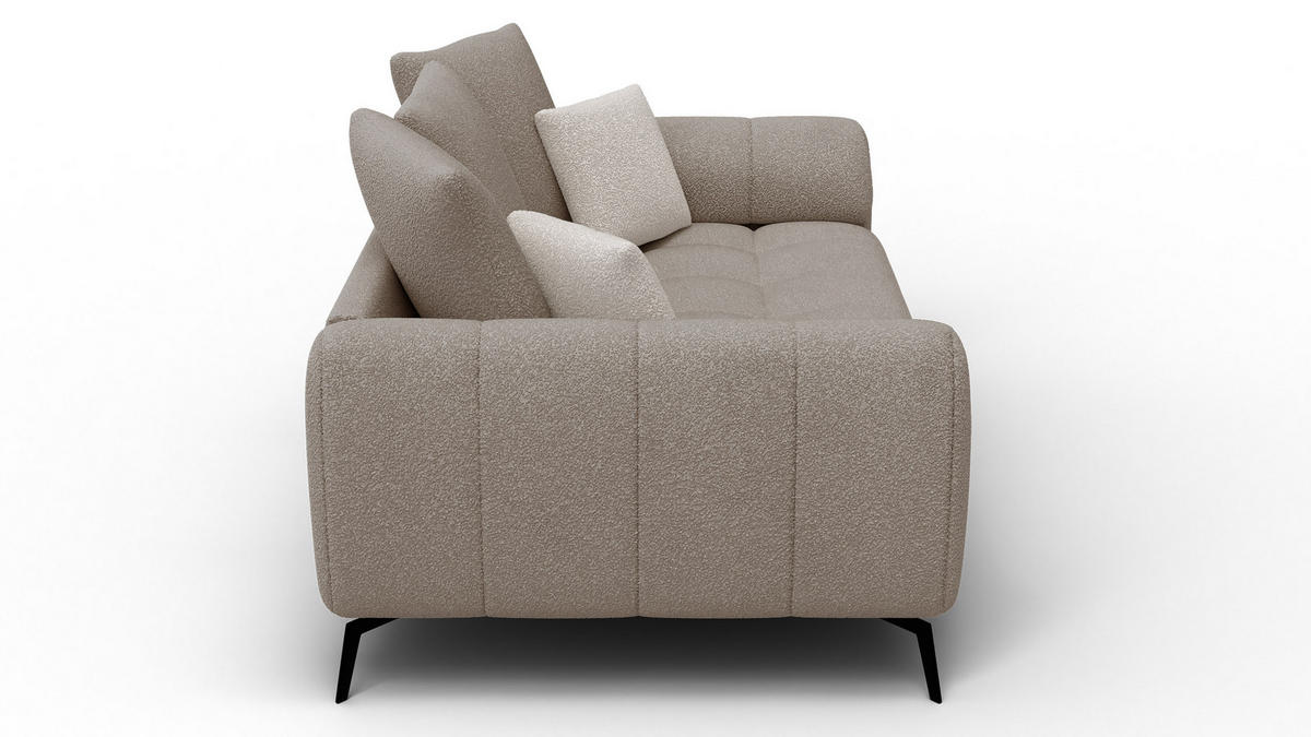 SOFA CALME 2,5-Sitzer, creme - Creme, Holz/Textil (199/92/108cm) - Courtois Laville