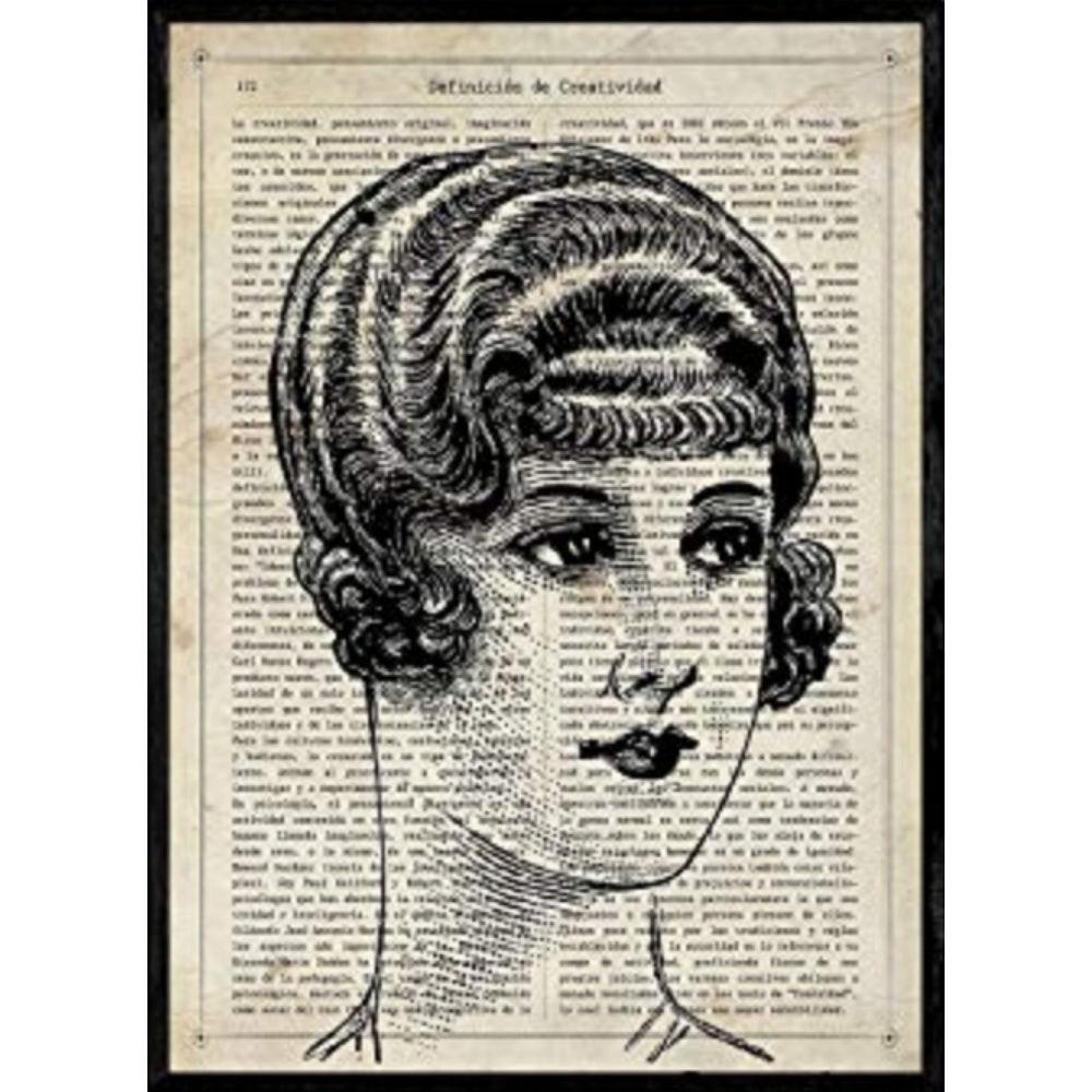 POSTER Lady A4 Rahmenlos - Klar, Papier (29.7/5/21cm) - Nacnic
