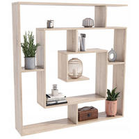 BÜCHEREGAL LEON Sonoma Eiche 125/21/129 cm - Sonoma Eiche, Holzwerkstoff (125/129/21cm) - Matkam Möbel
