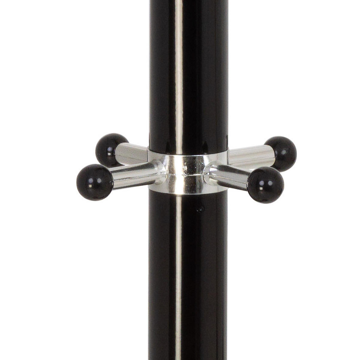 GARDEROBE aus metall - Schwarz, Metall (36/174/36cm) - Wanderlust