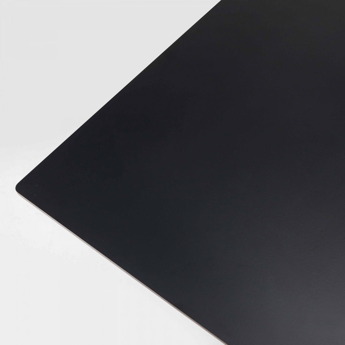 TISCHPLATTE 60 x 60 cm, Schwarz - Schwarz, Kunststoff (60/1.25/60cm) - Oviala
