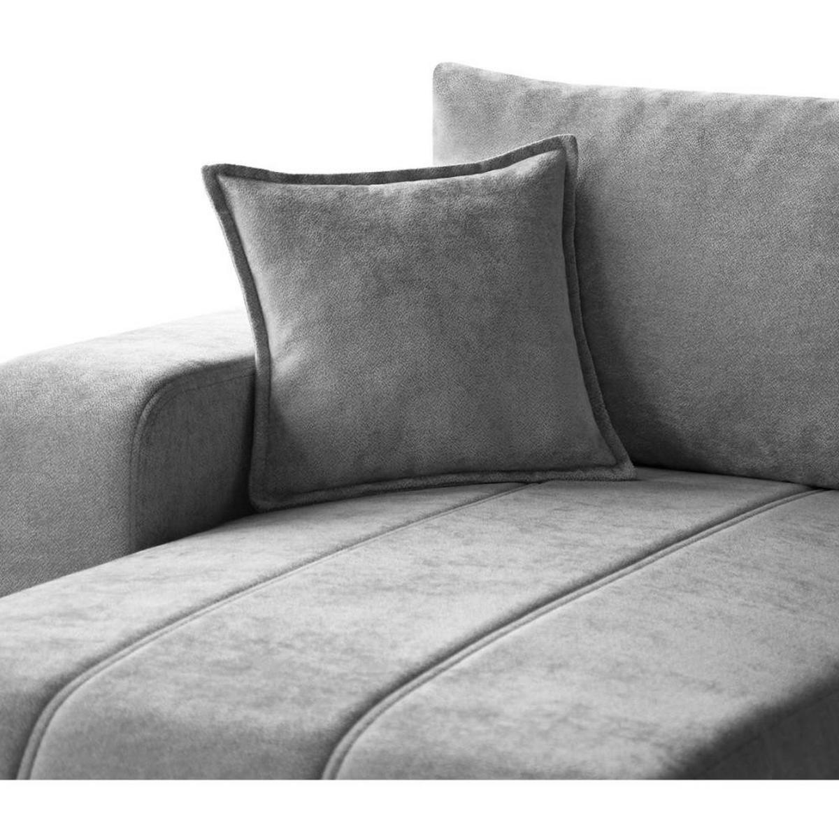 ECKSCHLAFSOFA Mori dunkelblau - Schwarz/Dunkelblau, Kunststoff/Textil (250/155cm) - Beautysofa