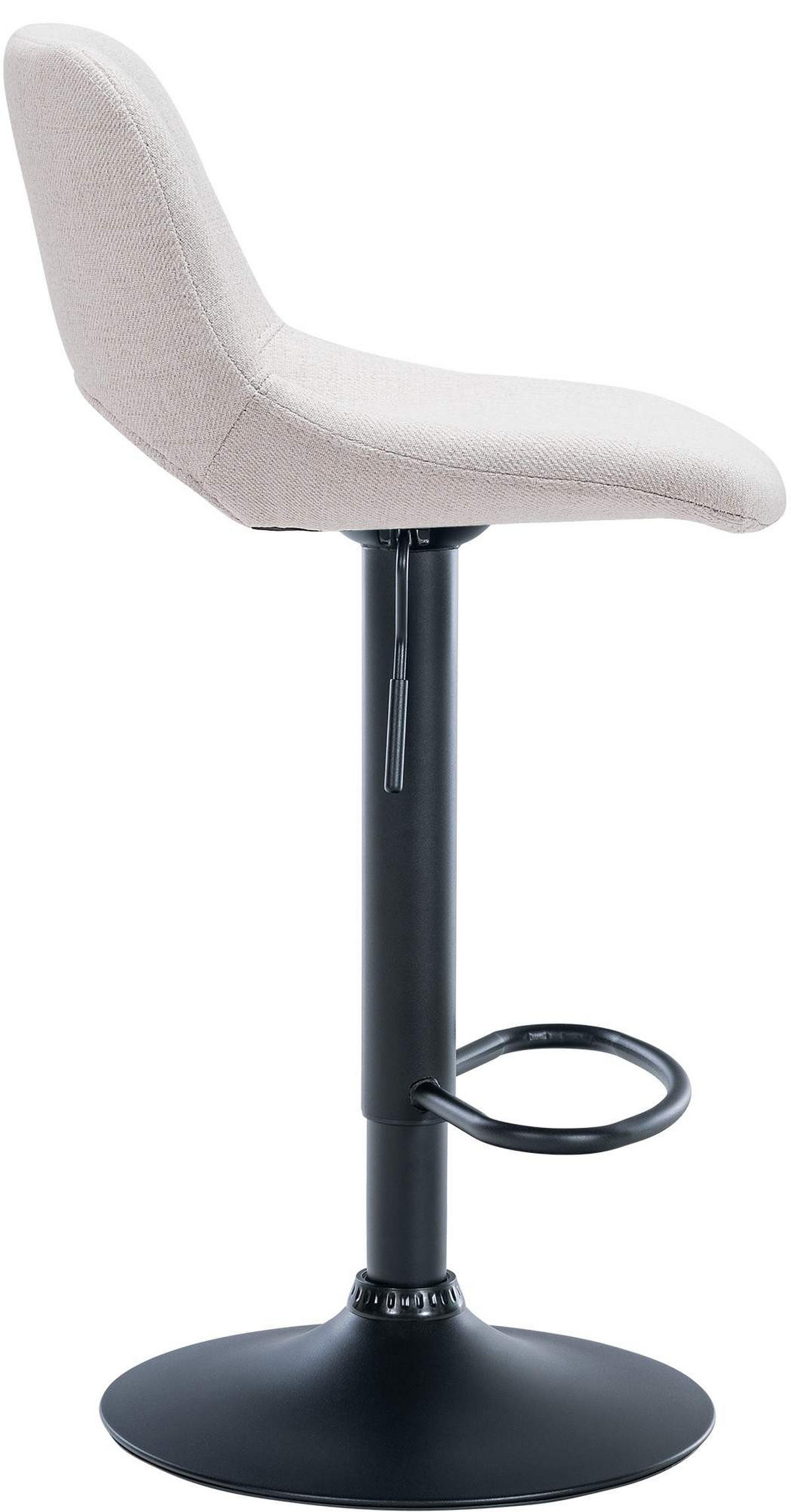 BARHOCKER Stoff creme - Creme, Textil (42/86/46cm) - CLP